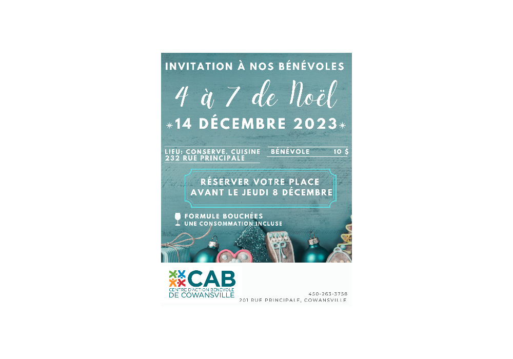 Souper de Noël des bénévoles